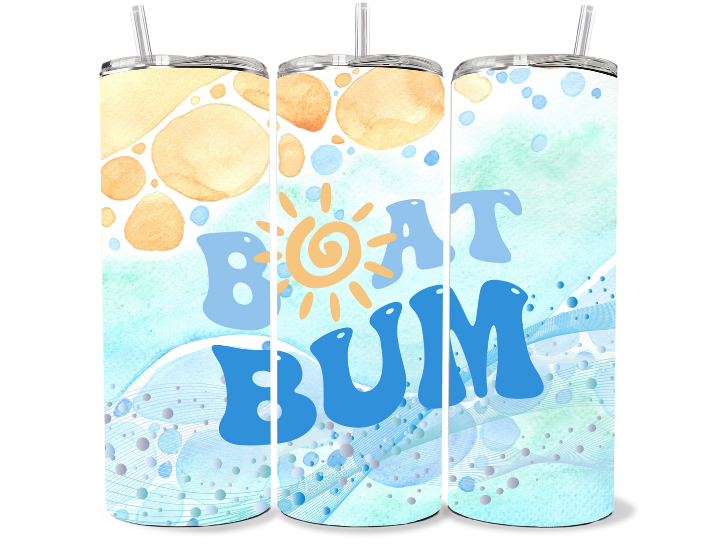 Boat Bum 20 oz Stainless Steel Tumbler  Description: