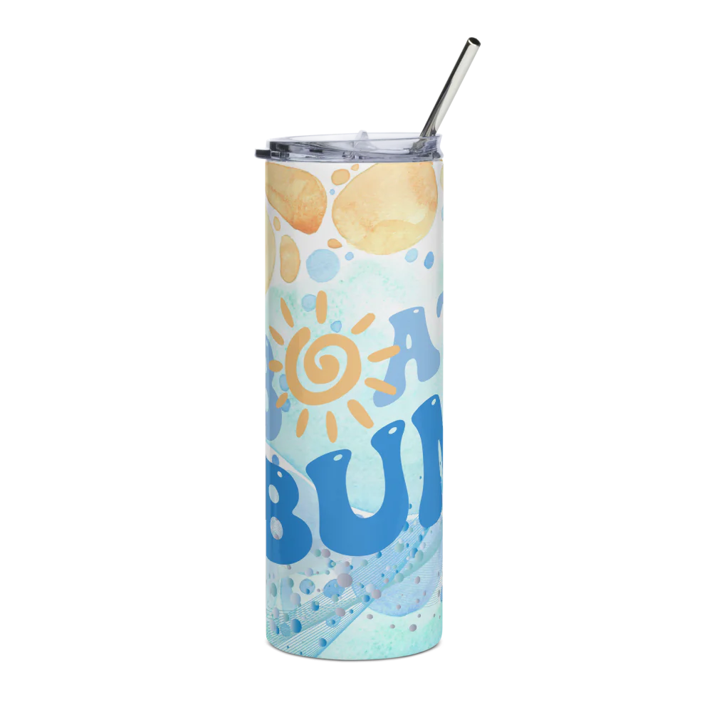 Boat Bum 20 oz Stainless Steel Tumbler  Description: