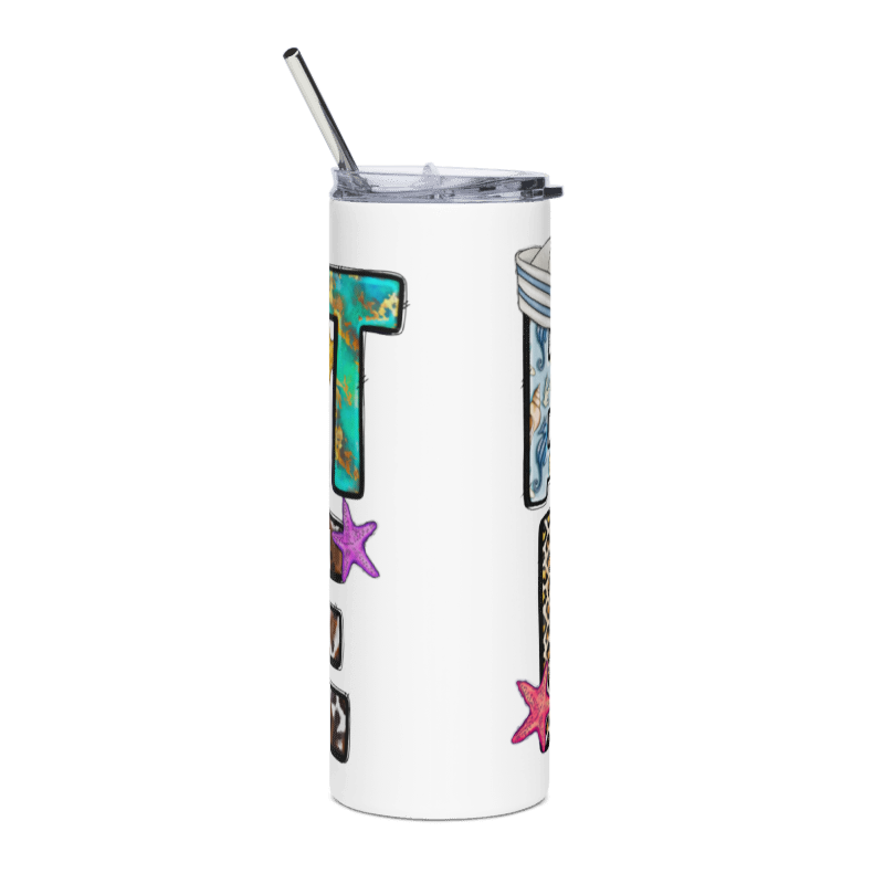 Boat Life 20 oz Stainless Steel Tumbler – Catch Me Coastal Line