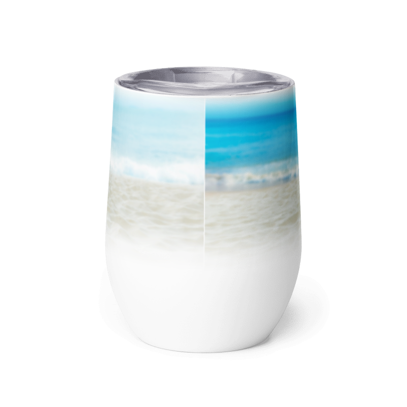 Take Me to the Beach 12 oz Wine Tumbler